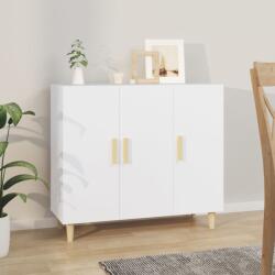 vidaXL fehér szerelt fa tálalószekrény 90 x 34 x 80 cm (812492)