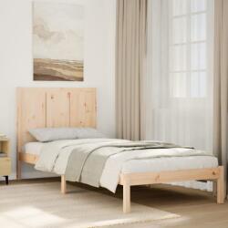 vidaXL tömör fa extra hosszú ágykeret matrac nélkül 100 x 210 cm (3309241)
