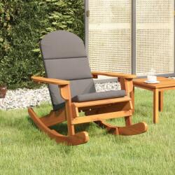 vidaXL tömör akácfa Adirondack hintaszék párnával (360037) - vidaxl