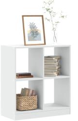 vidaXL fehér szerelt fa könyvespolc 68, 5 x 32 x 75 cm (852807)