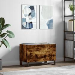vidaXL füstös tölgy színű szerelt fa hanglemezszekrény 74, 5x38x48 cm (831737)