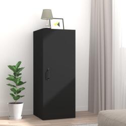 vidaXL fekete szerelt fa faliszekrény 34, 5 x 34 x 90 cm (812439)