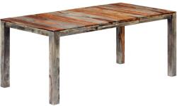 vidaXL szürke tömör akácfából étkezőasztal 180 x 90 x 76 cm (248007)