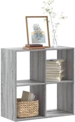 vidaXL szürke sonoma színű szerelt fa könyvespolc 68, 5 x 32 x 68, 5 cm (852830)