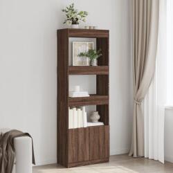 vidaXL barna tölgy színű szerelt fa magasszekrény 63 x 33 x 180 cm (3309606)