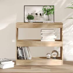 vidaXL sonoma tölgy térelválasztó könyvszekrény 80 x 30 x 72 cm (811694)