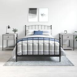 vidaXL 2 db szürke sonoma színű szerelt fa éjjeliszekrény 44x45x58 cm (825850)