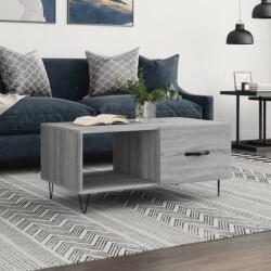 vidaXL szürke sonoma színű szerelt fa dohányzóasztal 90 x 50 x 40 cm (829210) - vidaxl
