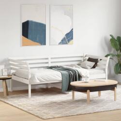 vidaXL kanapéágy ágy matrac fehér 75x190 cm tömör fa fenyőfa (842883)