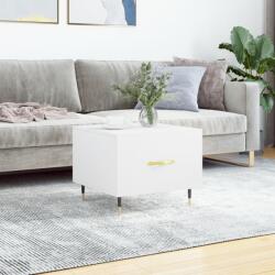 vidaXL fehér szerelt fa dohányzóasztal 50 x 50 x 40 cm (829348) - vidaxl