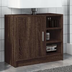 vidaXL barna tölgy színű szerelt fa mosdószekrény 63 x 29 x 55 cm (848135)