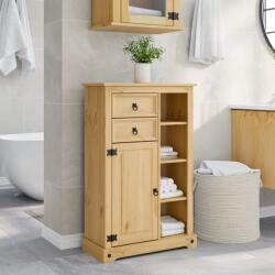 vidaXL Corona tömör fenyőfa fürdőszobaszekrény 70 x 33 x 110 cm (4013403)