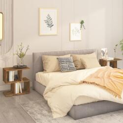 vidaXL 2 db füstös tölgy színű szerelt fa éjjeliszekrény 50x30x51, 5 cm (815829)