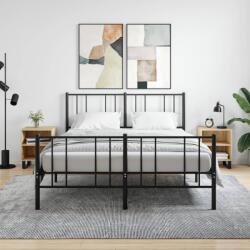 vidaXL 2 db sonoma tölgy színű szerelt fa éjjeliszekrény 40x30x50 cm (826803)