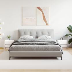 vidaXL 2 db fehér tömör fenyőfa éjjeliszekrény 40 x 31 x 35, 5 cm (836138) - vidaxl