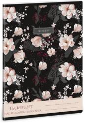 Ars Una Flowery Black A/5 32 lapos leckefüzet (50843749)