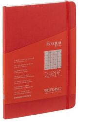 Fedrigoni Ecoqua Plus A5 80 lapos piros kockás notesz (19621109)
