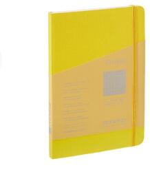 Fedrigoni Ecoqua Plus A5 80 lapos sárga kockás notesz (19621107)
