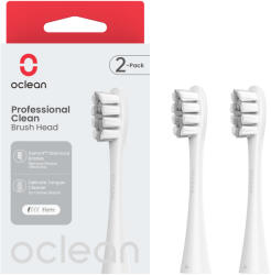 Oclean Professional clean fogkefe fej (2db) ezüst