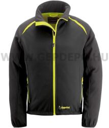Kapriol EVO Soft shell dzseki fekete/citrom L (35901K)