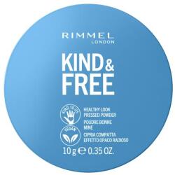 Rimmel London Kind & Free Healthy Look Pressed Powder pudră 10 g nuanţă 01 Translucent