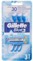 Gillette Blue3 Cool aparate de ras de unică folosință 3 buc pentru bărbați