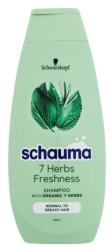 Schwarzkopf Schauma 7 Herbs Freshness Shampoo 400 ml șampon răcoritor cu plante medicinale pentru femei