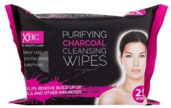 Xpel Marketing Purifying Charcoal Cleansing Wipes șervețele umede pentru curățare cu cărbune activat împotriva imperfecțiunilor pielii 25 buc