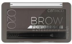 Catrice Brow Powder Set Waterproof truse de contur 4 g nuanţă 020 Ash Brown