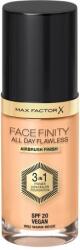 MAX Factor Facefinity All Day Flawless SPF20 fond de ten 3 in 1 cu protectie uv 30 ml nuanţă W62 Warm Beige