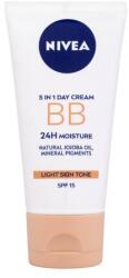 Nivea BB Cream 5in1 Day Cream SPF15 crema bb hidratanta 50 ml nuanţă Light