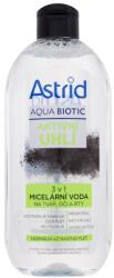 Astrid Aqua Biotic Active Charcoal 3in1 Micellar Water 400 ml apă micelară cu cărbune activ pentru femei