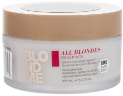 Schwarzkopf Blond Me All Blondes Rich Mask mască regenerantă pentru părul blond 200 ml pentru femei