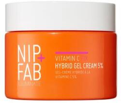 Nip + Fab Illuminate Vitamin C Fix Hybrid Gel Cream 5% cremă pentru fata pentru luminozitate și hidratare 50 ml pentru femei