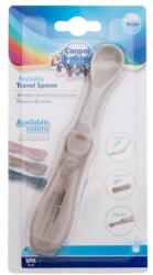 Canpol babies Travel Spoon Foldable Grey lingură de călătorie pliabilă Set pentru masa bebelusi