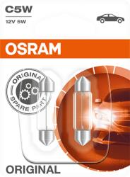 OSRAM Original C5W, 12 V, 5 W, SV8.5-8, 2 db (6418-2BL)