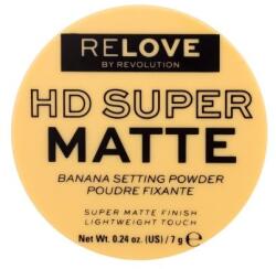 Revolution Relove HD Super Matte Banana Setting Powder pudră liberă matifianta 7 g