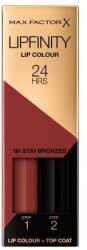 MAX Factor Lipfinity 24HRS Lip Colour ruj balsam cu rezistenta mare 4.2 g nuanţă 191 Stay Bronzed