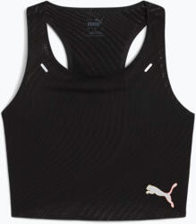 PUMA Női futófelső PUMA Run Ultraspun Crop puma fekete/ tűzpirosító puma