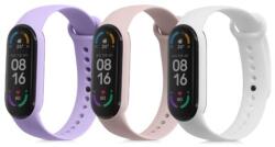 kwmobile 3 szíj készlet Xiaomi Mi Smart Band 6/Mi Band 6/Mi Band 5, Kwmobile, Multicolor, Szilikon, 58183.02