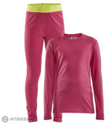 Craft CORE Warm Baselayer gyerek szett, rózsaszín (158)