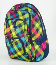 Hama iskolatáska- és hátizsák, rainbow check (00124834)