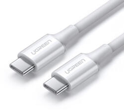 UGREEN töltő- és adatkábel USB Type C - USB Type C PD 100W 5A 2m fehér (US300)