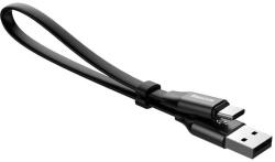 Baseus Nimble lapos USB / USB-C kábel 2A 23Cm fekete (CATMBJ-01)