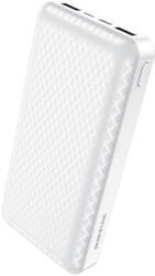 BOROFONE BJ3A Minimalist Powerbank 20000mAh 2xUSB fehér