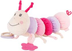 Tedsy Jucărie moale pentru bebeluşi Tedsy - Omida, roz, 32 cm (098670-1)