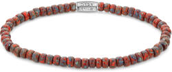 Rebel & Rose Bracelet Glass Rocks Red Jazz RR-40117-S-L Unisex, unisex