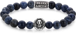 Rebel & Rose Bracelet Midnight Blue Lion RR-8L030-S-L+ mens, férfi