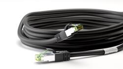 Goobay S/FTP CAT8.1 Patch Kábel - 3 m, Fekete (66723)