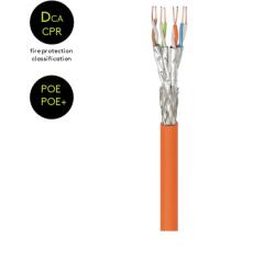 Goobay S/FTP CAT7a Installációs Kábel - 250 m, Narancssárga
